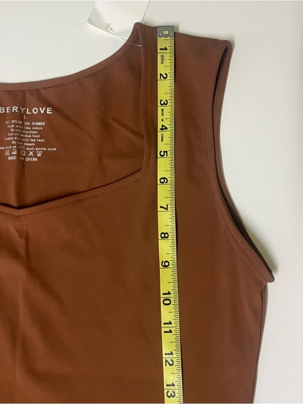 BeryLove A-Line Dress Brown Sleeveless Mini Dress Athletic Material Large NWT - Picture 11 of 13